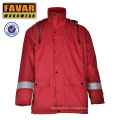 Дышащая зимняя водонепроницаемая куртка с капюшоном с высокой степенью видимости / водонепроницаемая куртка с капюшоном